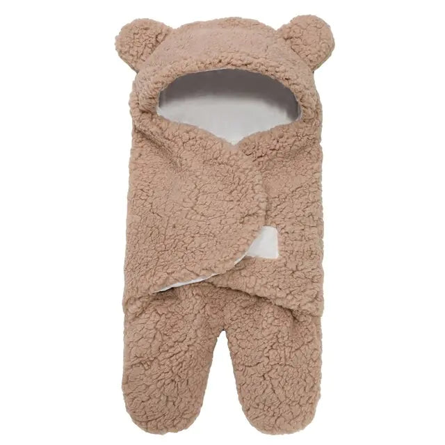 Ultra-Soft Fleece Baby Sleeping Bag and Swaddle Wrap