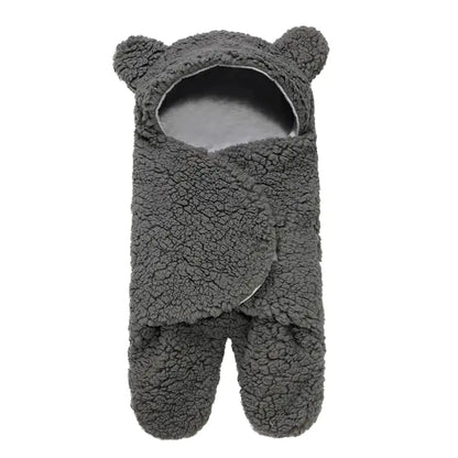 Ultra-Soft Fleece Baby Sleeping Bag and Swaddle Wrap