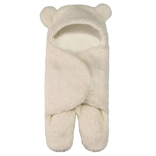 Ultra-Soft Fleece Baby Sleeping Bag and Swaddle Wrap