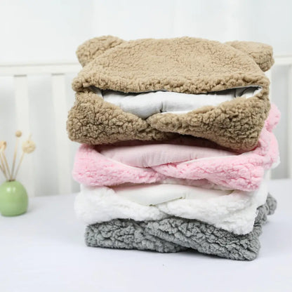 Ultra-Soft Fleece Baby Sleeping Bag and Swaddle Wrap